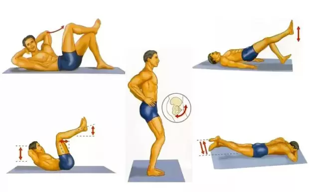 Erkeklerde gücü artırmak için bir dizi fiziksel egzersiz